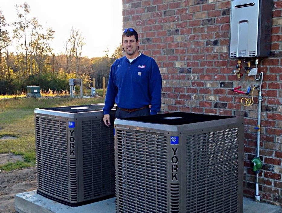 Pine Belt Heating & Air on the job
